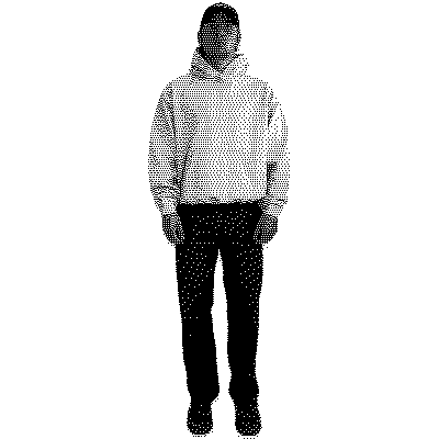  Light Grey Boxy Hoodie