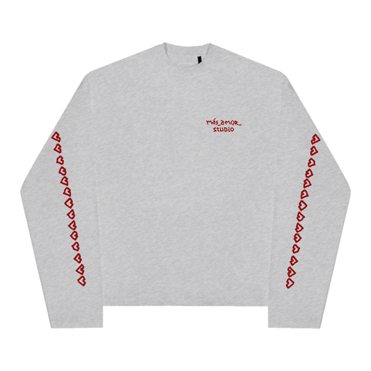 GRAY LS Tee LOVELINE