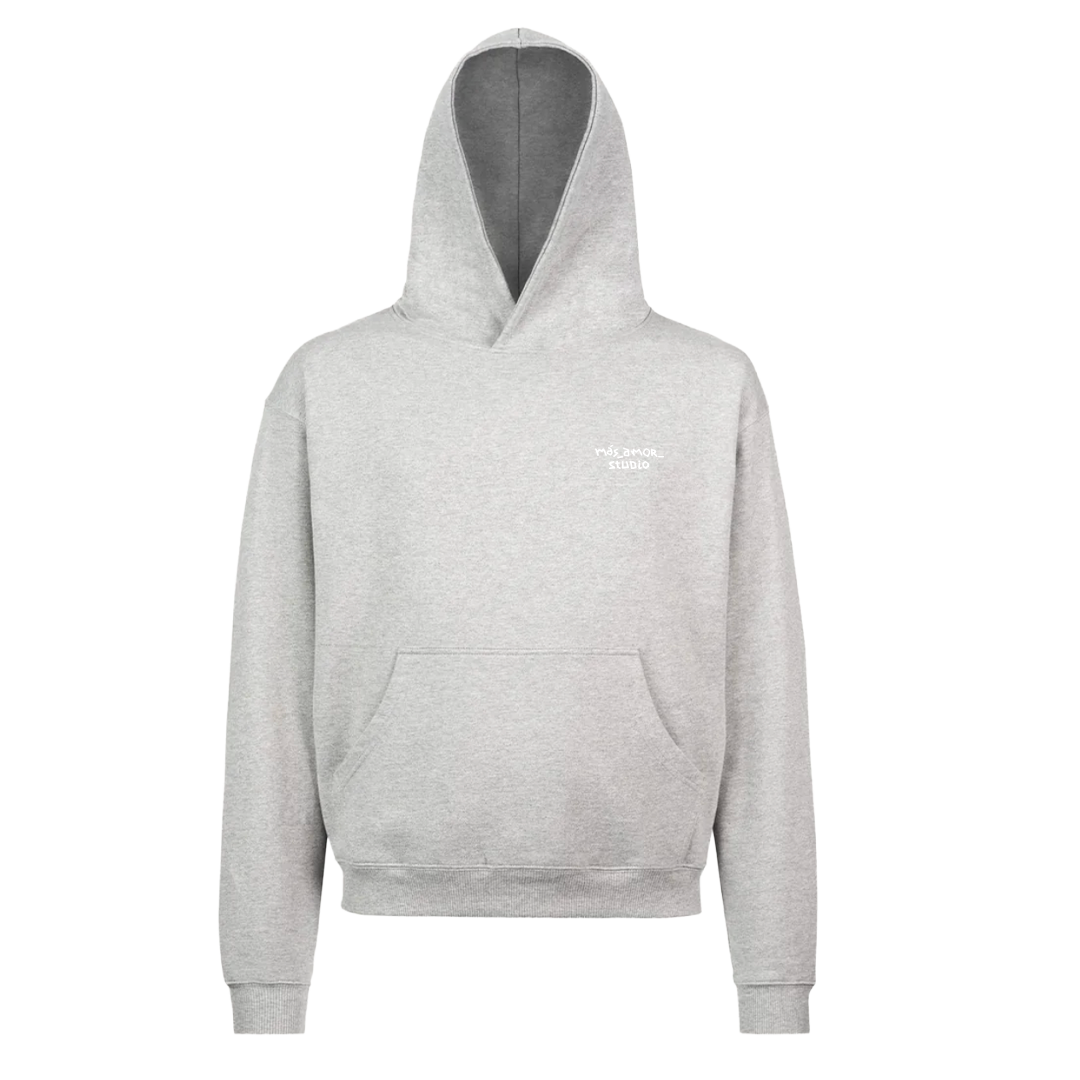‎ ‎‎Light Grey Boxy Hoodie