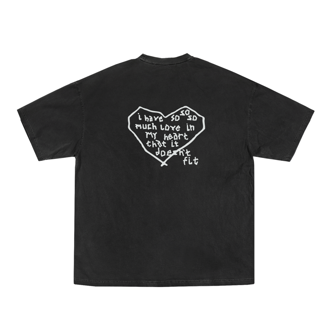 ‎ Vintage Black Tee SO MUCH LOVE