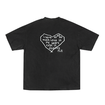 ‎ Vintage Black Tee SO MUCH LOVE