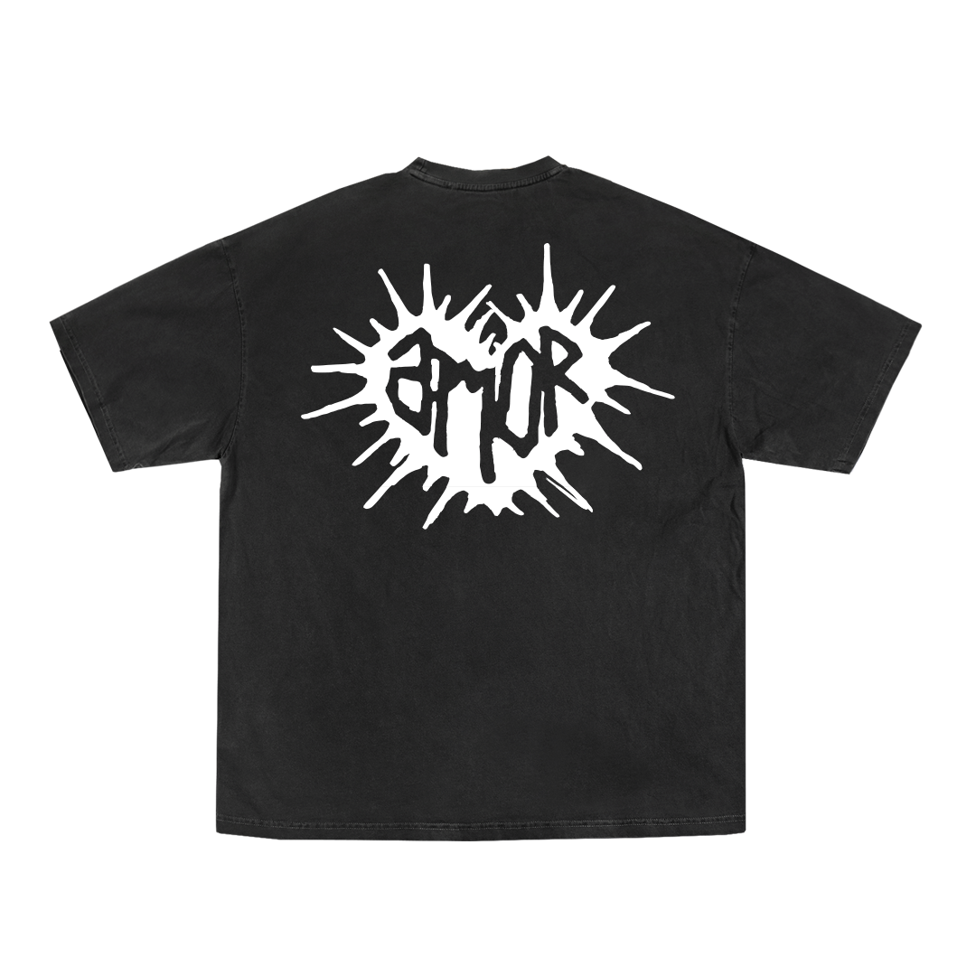 ‎ Vintage Black Tee HEARTBURST