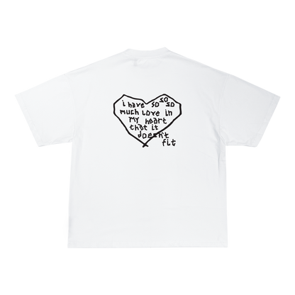 White Tee SO MUCH LOVE