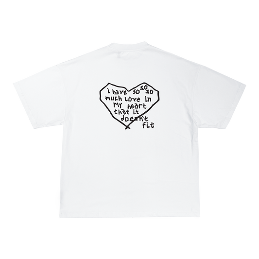 White Tee SO MUCH LOVE