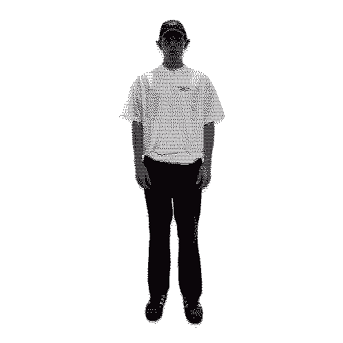 ‎ White Tee HEARTS